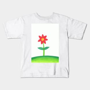 Watercolour Flower Kids T-Shirt